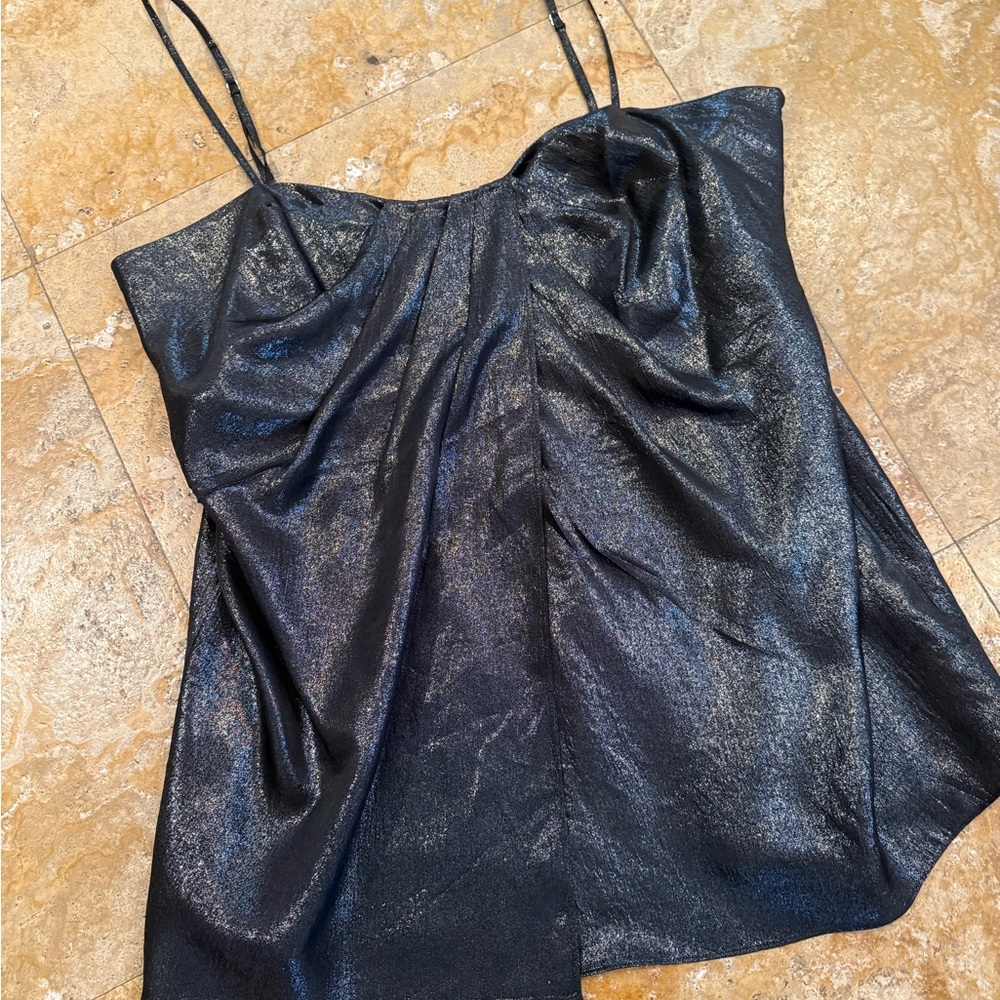 Laundry by Design Gray Asymmetrical Camisole
